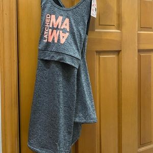Latched Mama workout tank, size M, BNWT